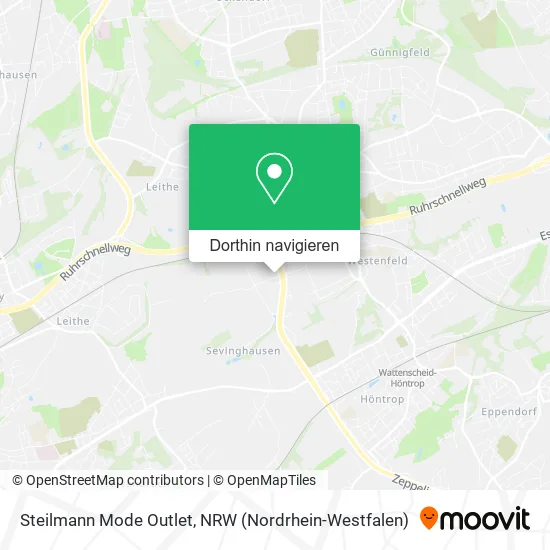 Steilmann Mode Outlet Karte