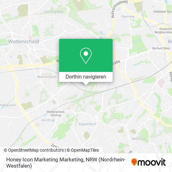 Honey Icon Marketing Marketing Karte