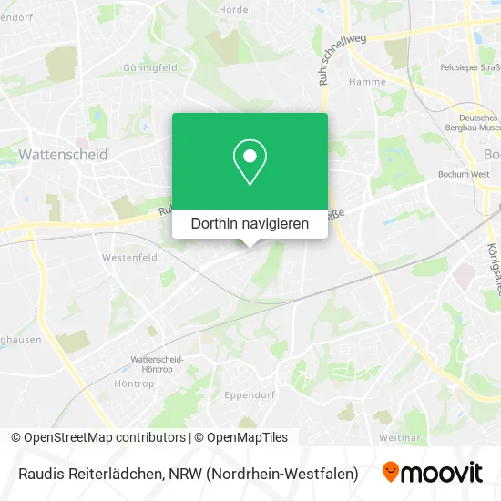 Raudis Reiterlädchen Karte