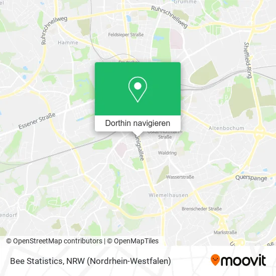 Bee Statistics Karte