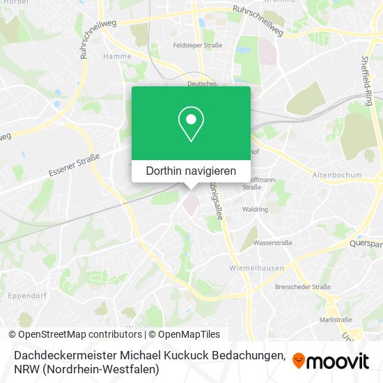 Dachdeckermeister Michael Kuckuck Bedachungen Karte