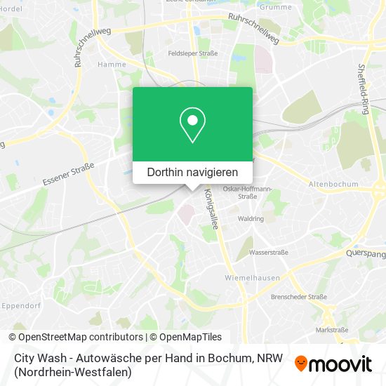 City Wash - Autowäsche per Hand in Bochum Karte