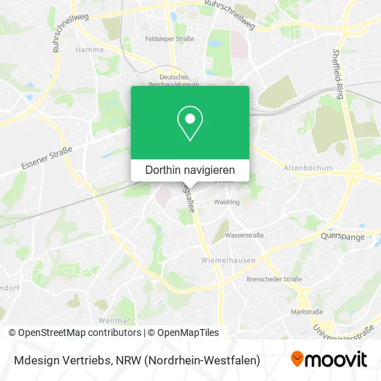 Mdesign Vertriebs Karte