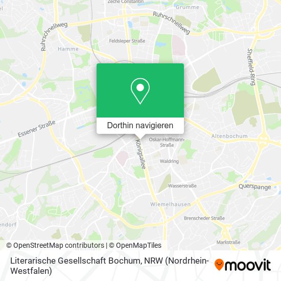 Literarische Gesellschaft Bochum Karte