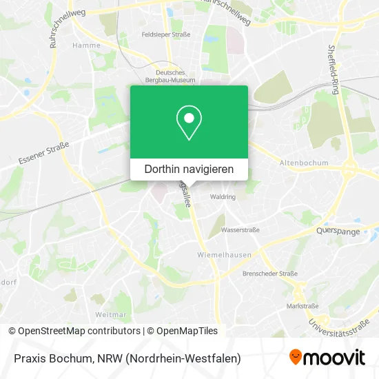Praxis Bochum Karte