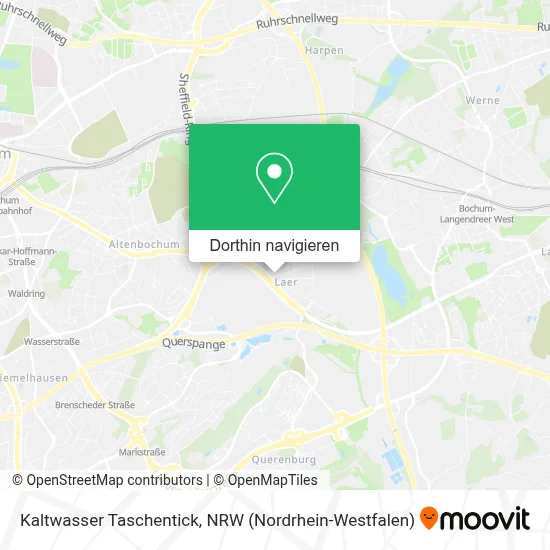 Kaltwasser Taschentick Karte