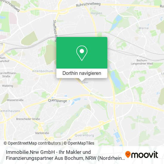 Immobilie.Nrw GmbH - Ihr Makler und Finanzierungspartner Aus Bochum Karte