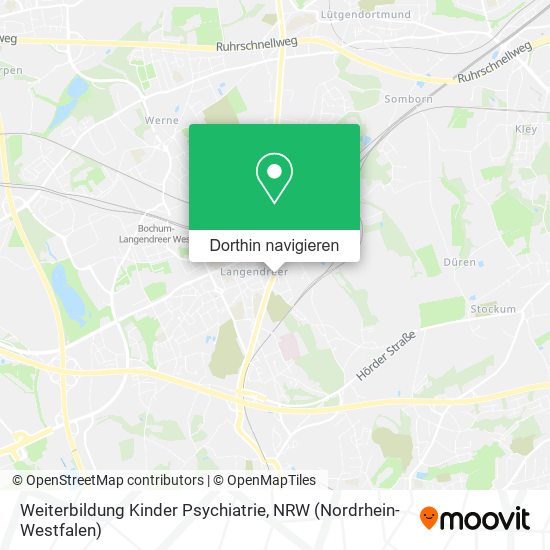Weiterbildung Kinder Psychiatrie Karte