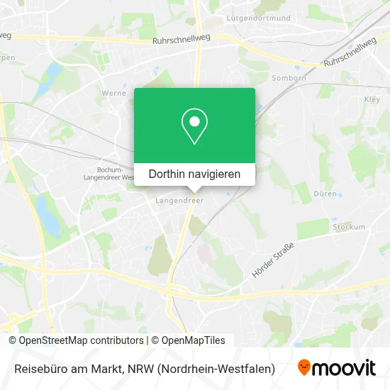 Reisebüro am Markt Karte