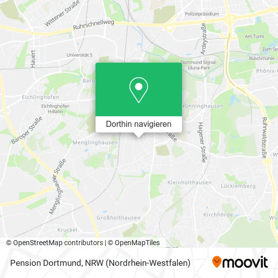 Pension Dortmund Karte