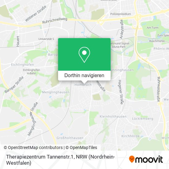 Therapiezentrum Tannenstr.1 Karte