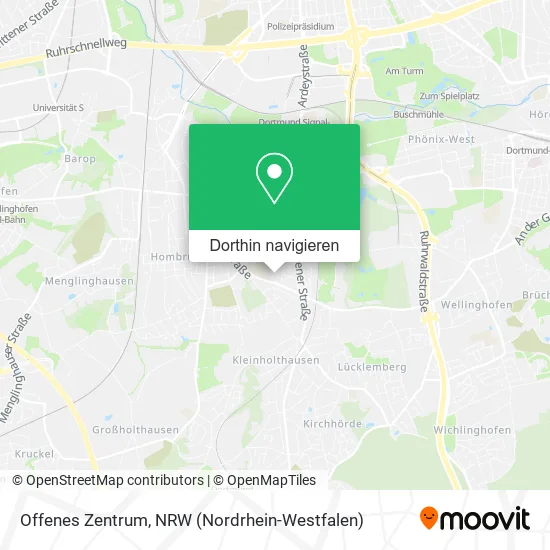 Offenes Zentrum Karte