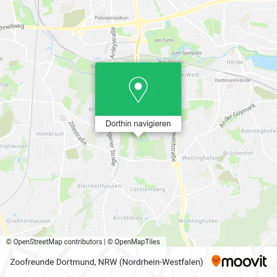 Zoofreunde Dortmund Karte