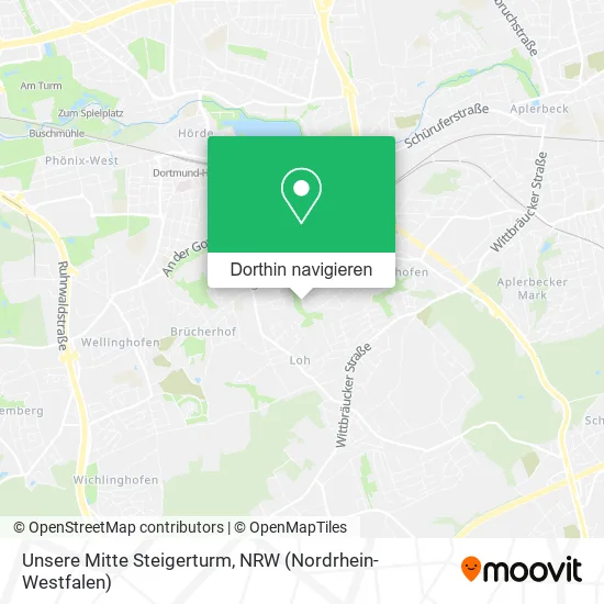 Unsere Mitte Steigerturm Karte