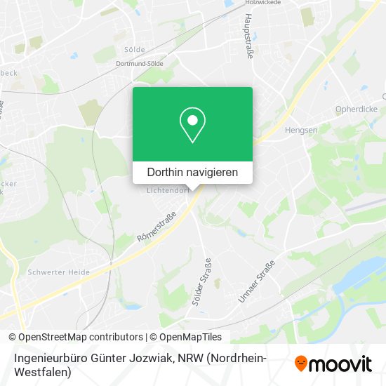 Ingenieurbüro Günter Jozwiak Karte