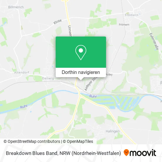 Breakdown Blues Band Karte