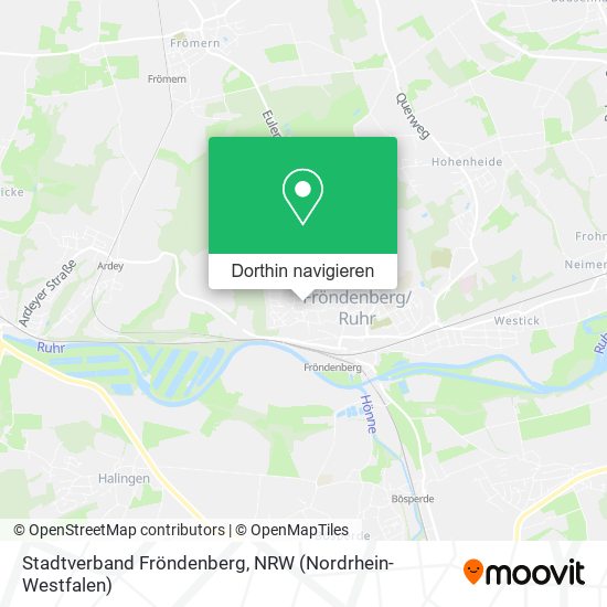 Stadtverband Fröndenberg Karte