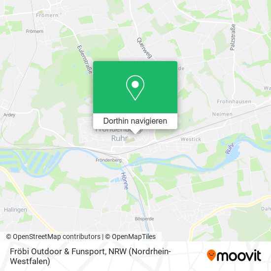 Fröbi Outdoor & Funsport Karte