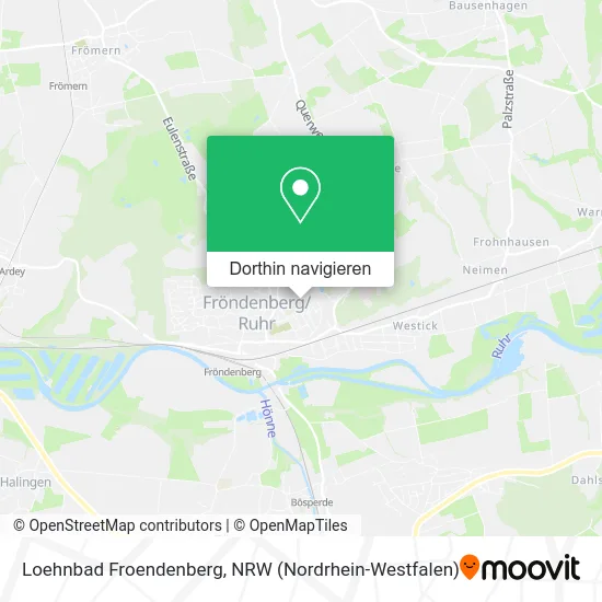 Loehnbad Froendenberg Karte