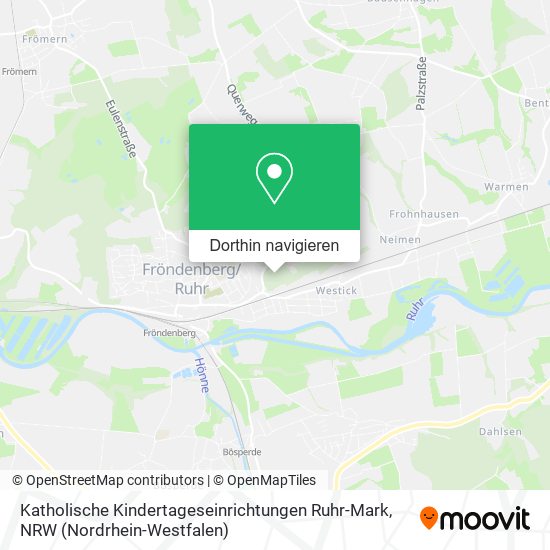 Katholische Kindertageseinrichtungen Ruhr-Mark Karte