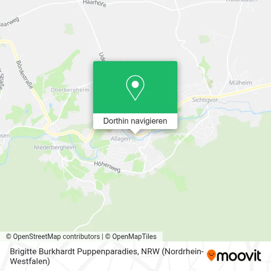 Brigitte Burkhardt Puppenparadies Karte