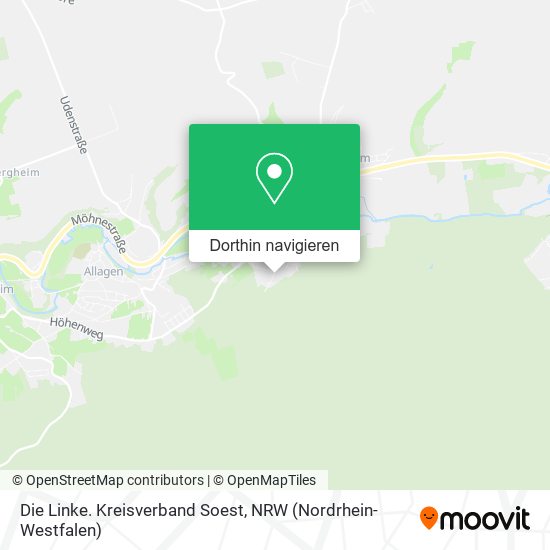 Die Linke. Kreisverband Soest Karte