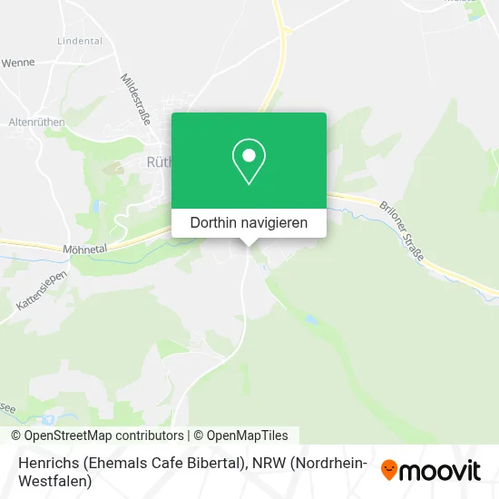 Henrichs (Ehemals Cafe Bibertal) Karte