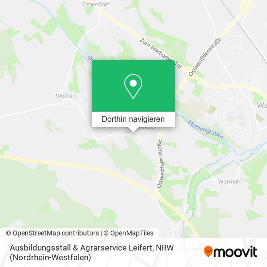 Ausbildungsstall & Agrarservice Leifert Karte