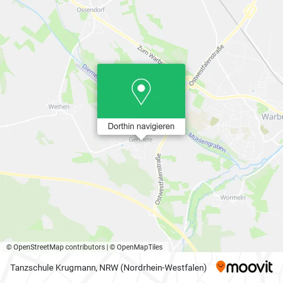 Tanzschule Krugmann Karte