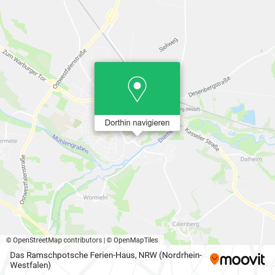 Das Ramschpotsche Ferien-Haus Karte