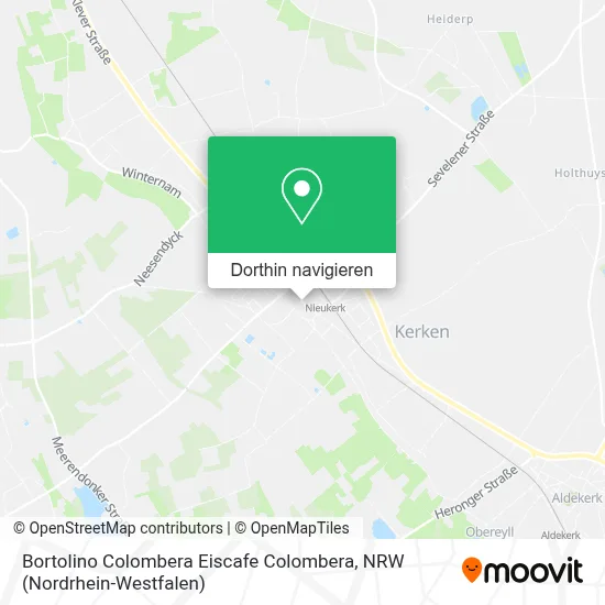 Bortolino Colombera Eiscafe Colombera Karte