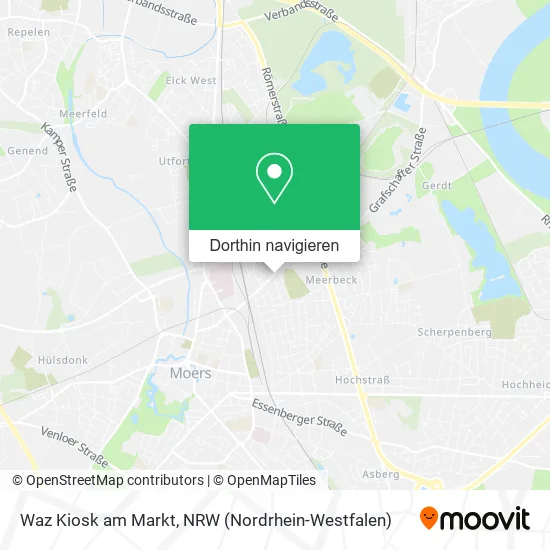 Waz Kiosk am Markt Karte