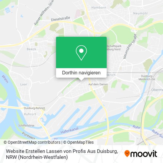 Website Erstellen Lassen von Profis Aus Duisburg Karte