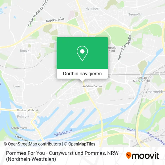 Pommes For You - Currywurst und Pommes Karte