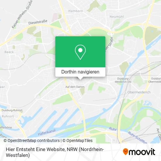 Hier Entsteht Eine Website Karte