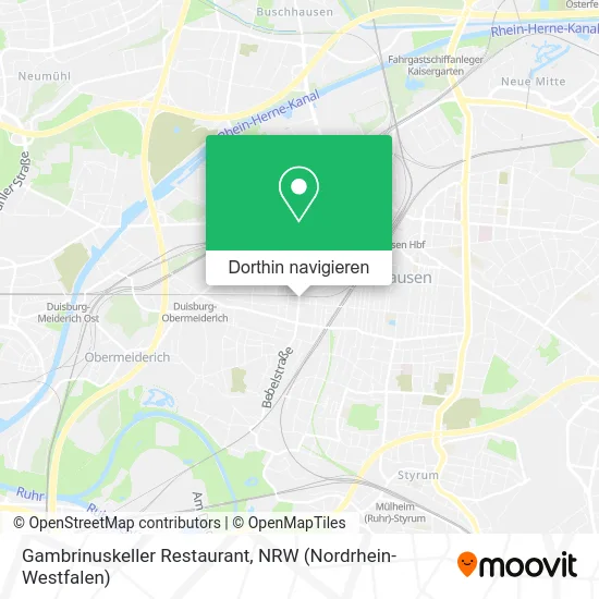 Gambrinuskeller Restaurant Karte