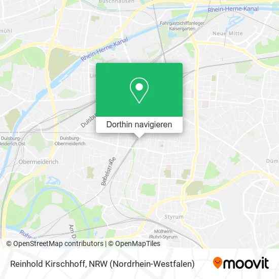 Reinhold Kirschhoff Karte