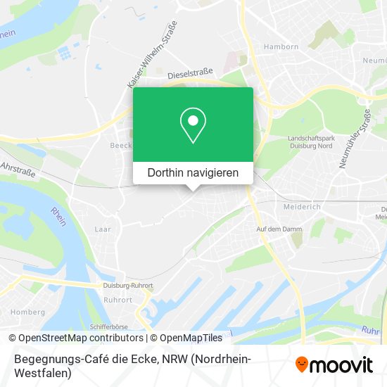 Begegnungs-Café die Ecke Karte