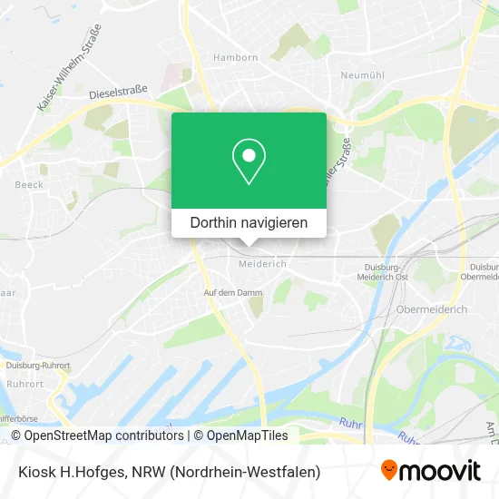 Kiosk H.Hofges Karte