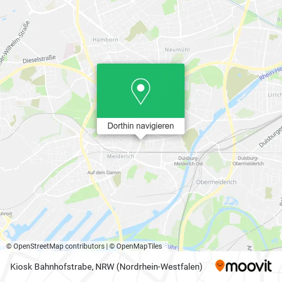 Kiosk Bahnhofstrabe Karte