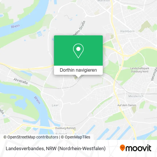 Landesverbandes Karte