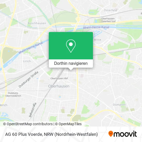 AG 60 Plus Voerde Karte