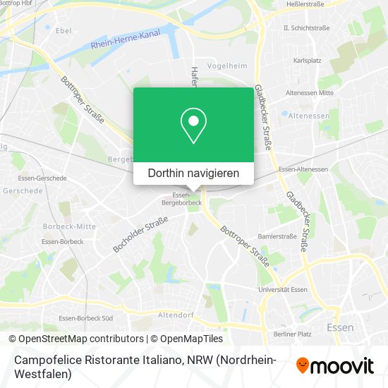 Campofelice Ristorante Italiano Karte