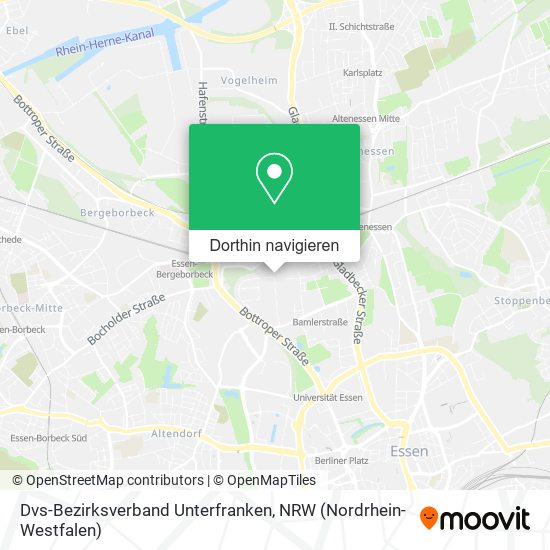 Dvs-Bezirksverband Unterfranken Karte