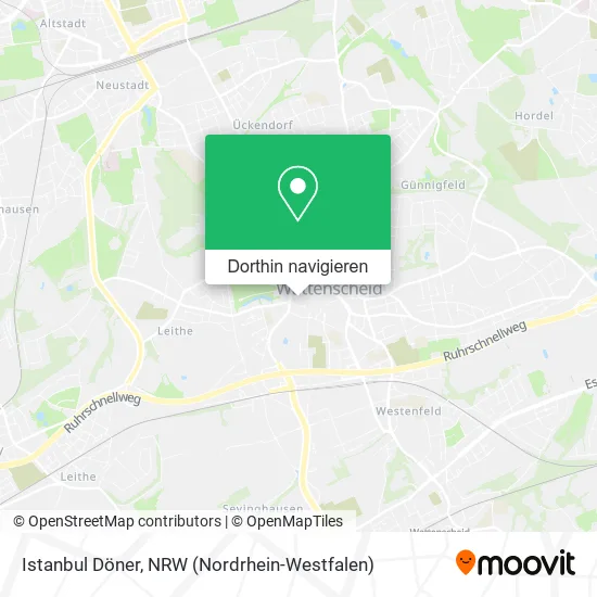 Istanbul Döner Karte