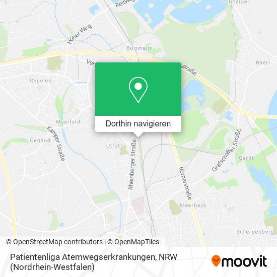Patientenliga Atemwegserkrankungen Karte