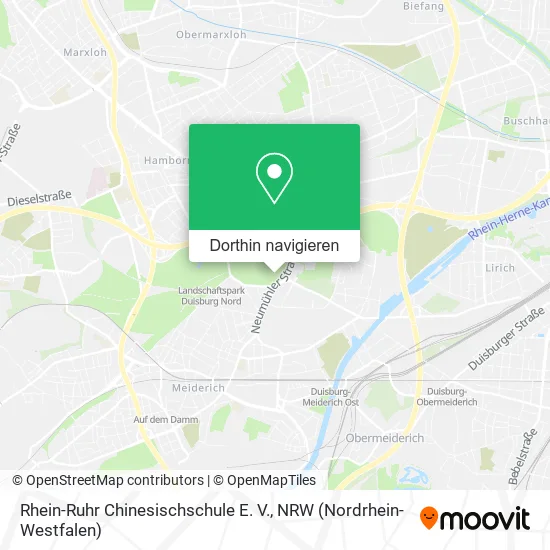 Rhein-Ruhr Chinesischschule E. V. Karte