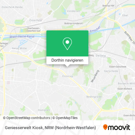 Geniesserwelt Kiosk Karte