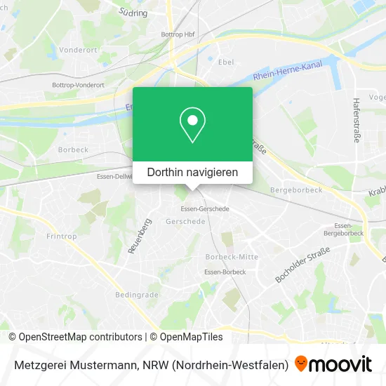 Metzgerei Mustermann Karte