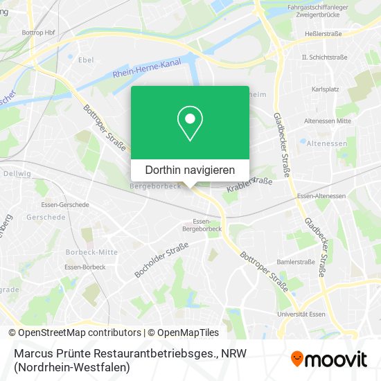 Marcus Prünte Restaurantbetriebsges. Karte